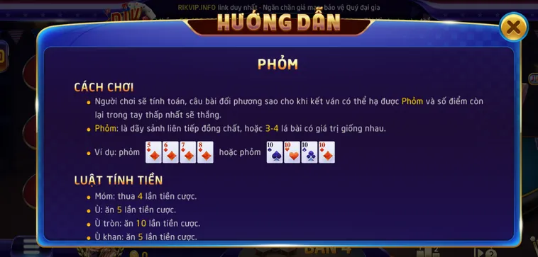 Chinh Phục Sảnh Bài Phỏm Tại RikVip Đạt Tỷ Lệ Chiến Thắng Cao Nhất