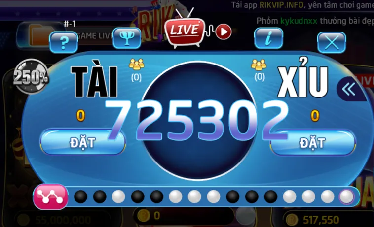 Chinh Phục Đấu Trường Số Hóa Kịch Tính Cùng Tài Xỉu Livestream Tại RikVip Thời Thượng